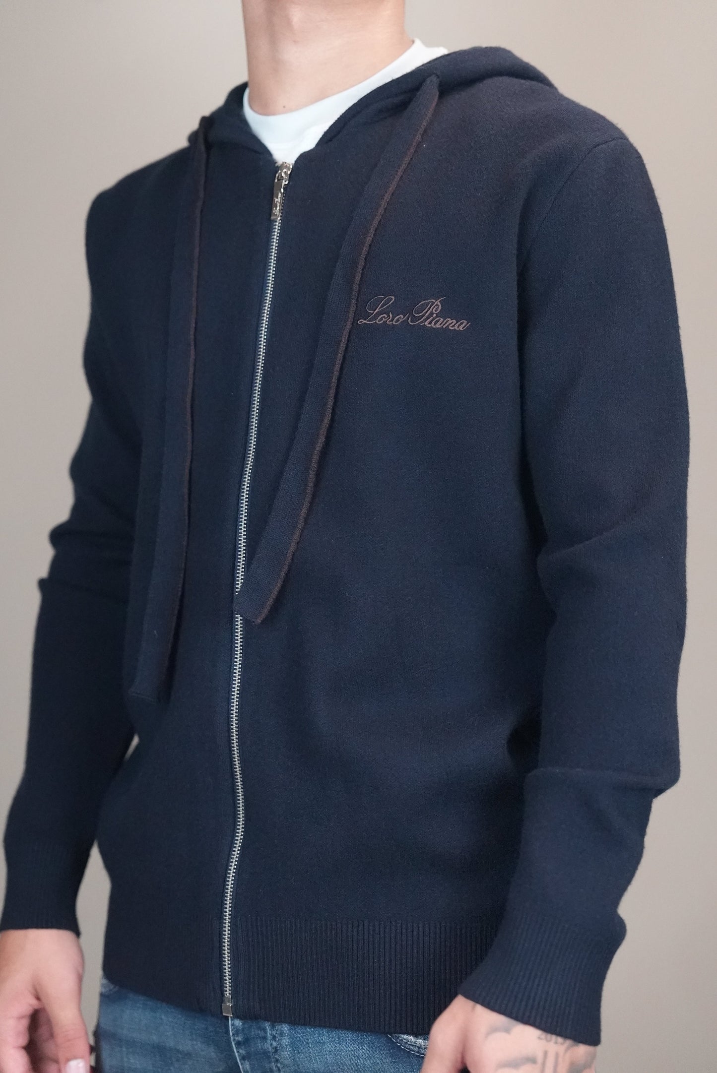 Loro piana vest blauw