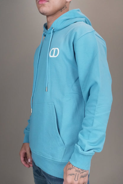 Cristian dior hoodie lichtblauw