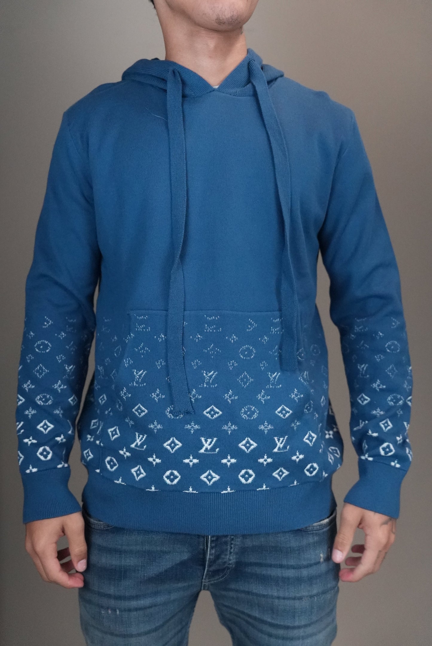 Louis vuitton trui donkerblauw monogram