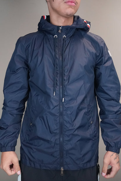 Moncler fleece jas donkerblauw