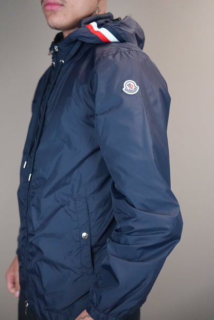 Moncler fleece jas donkerblauw