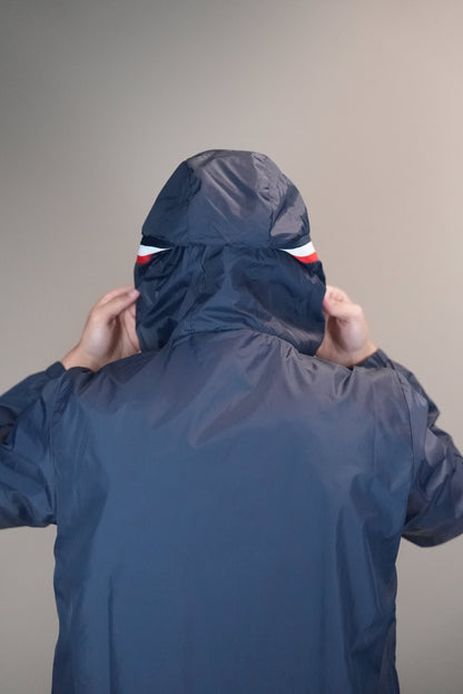 Moncler fleece jas donkerblauw