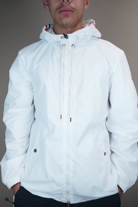 Moncler fleece jas wit