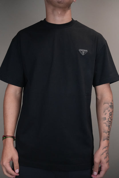 Prada shirt zwart logo op borst