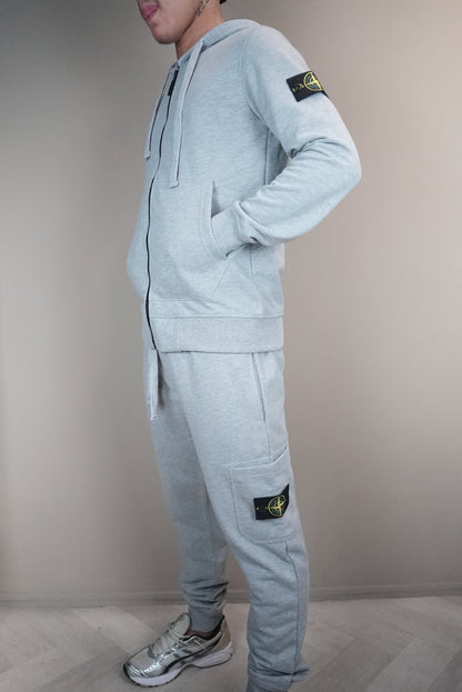 Stone island trainingspak grijs