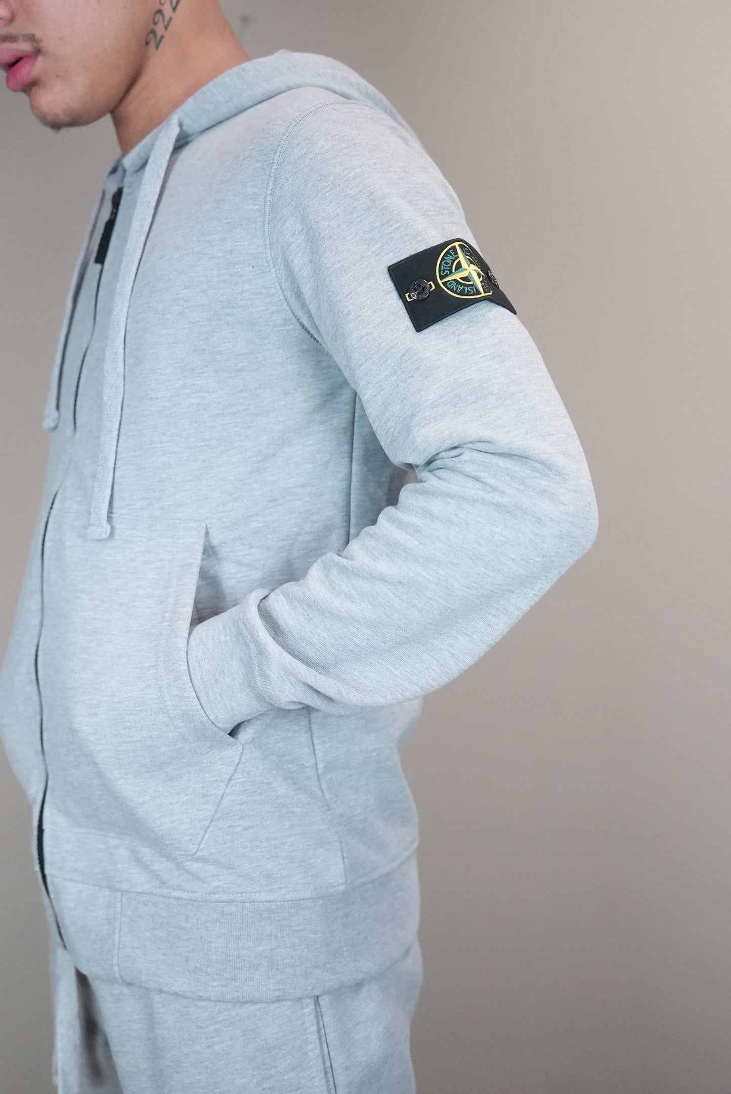 Stone island trainingspak grijs