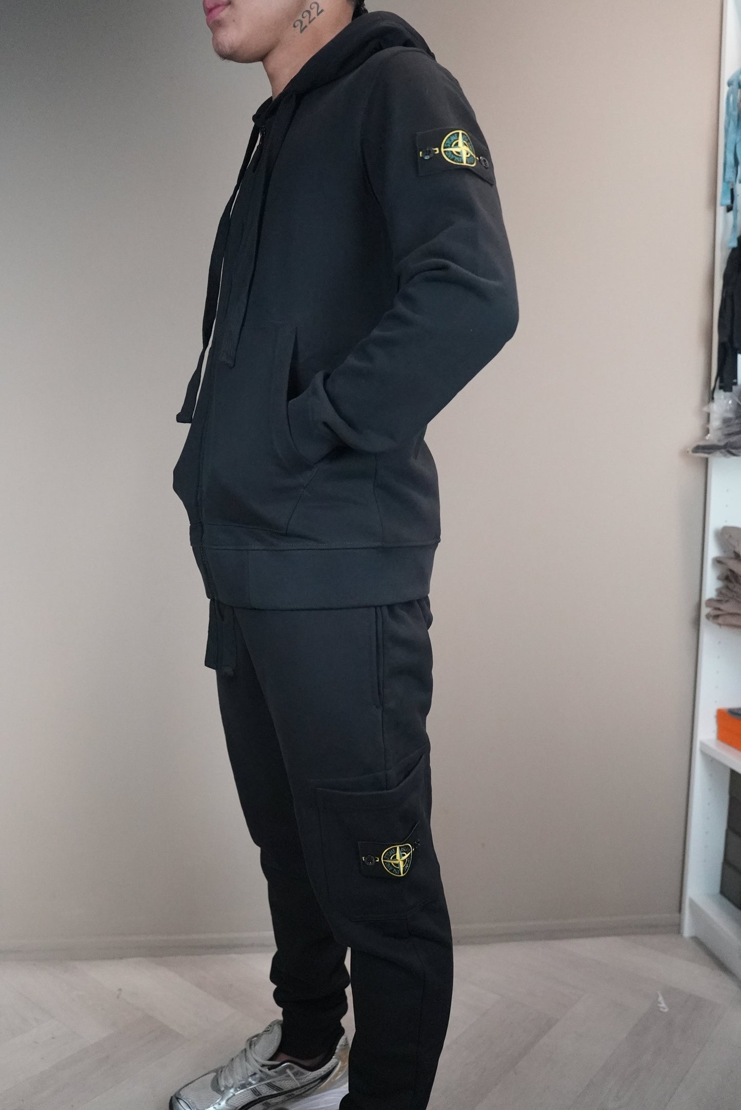 Stone island trainingspak zwart