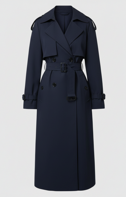 Ikonisk Beige Trenchcoat - Tidløs Elegance til Enhver Anledning