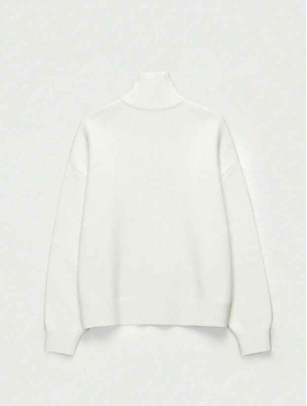 Vinter Luxe Rullekrave – Cozy Chic i Cremehvid