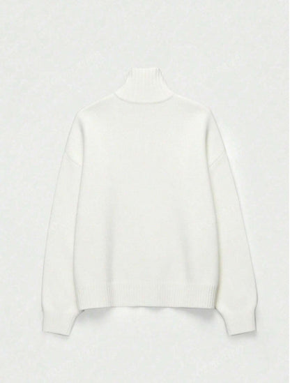 Vinter Luxe Rullekrave – Cozy Chic i Cremehvid